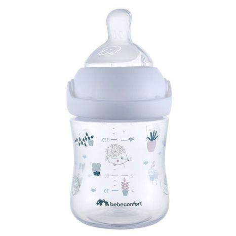 Bebeconfort dojčenská fľaša emotion physio 150ml (0-6m) white