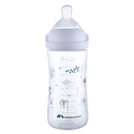 Bebeconfort dojčenská fľaša emotion physio 270ml (0-12m) white