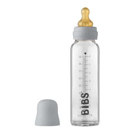 BIBS Baby Bottle sklenená fľaša 225 ml - Cloud