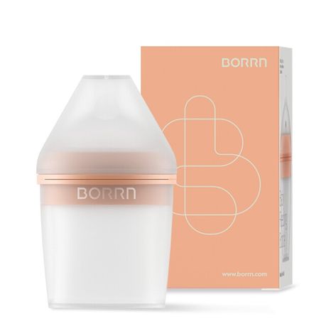 BORRN dojčenská fľaša 150 ml - oranžová