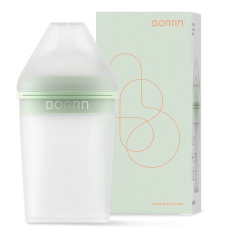 BORRN dojčenská fľaša 240 ml - zelená