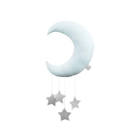Dekoratívny mesiačik Silver Stars - Modrý