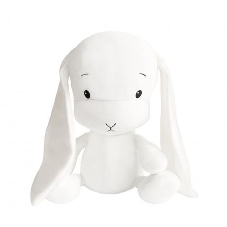 Effiki - Effík zajko biely s bielymi uškami L (50 cm)
