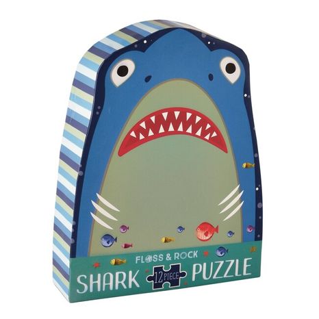 Floss&Rock Puzzle Žralok (12 ks)