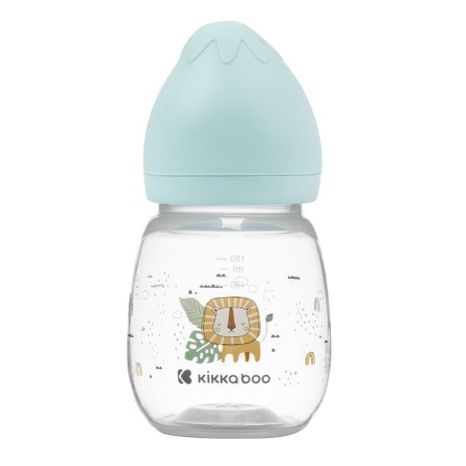 KikkaBoo dojčenská fľaša 180 ml Savana mentolová 3m+