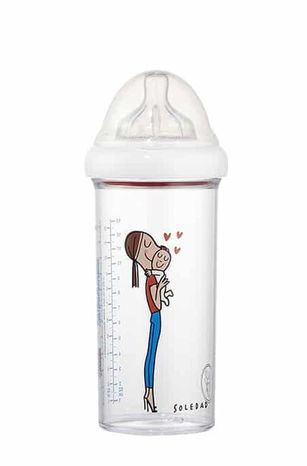 Le Biberon Francais Dojčenská fľaša Mother Baby 360 ml - 6M+