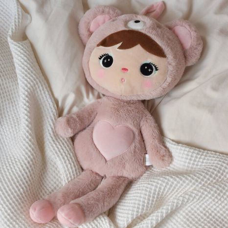 Metoo Bear bábika 46 cm - Ružová