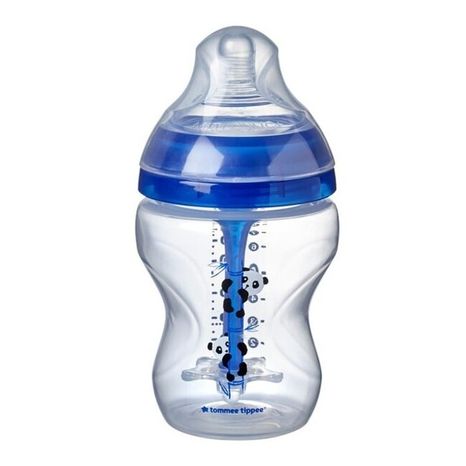 Tommee Tippee dojčenská fľaša Blue s pandami 260 ml - 0M+